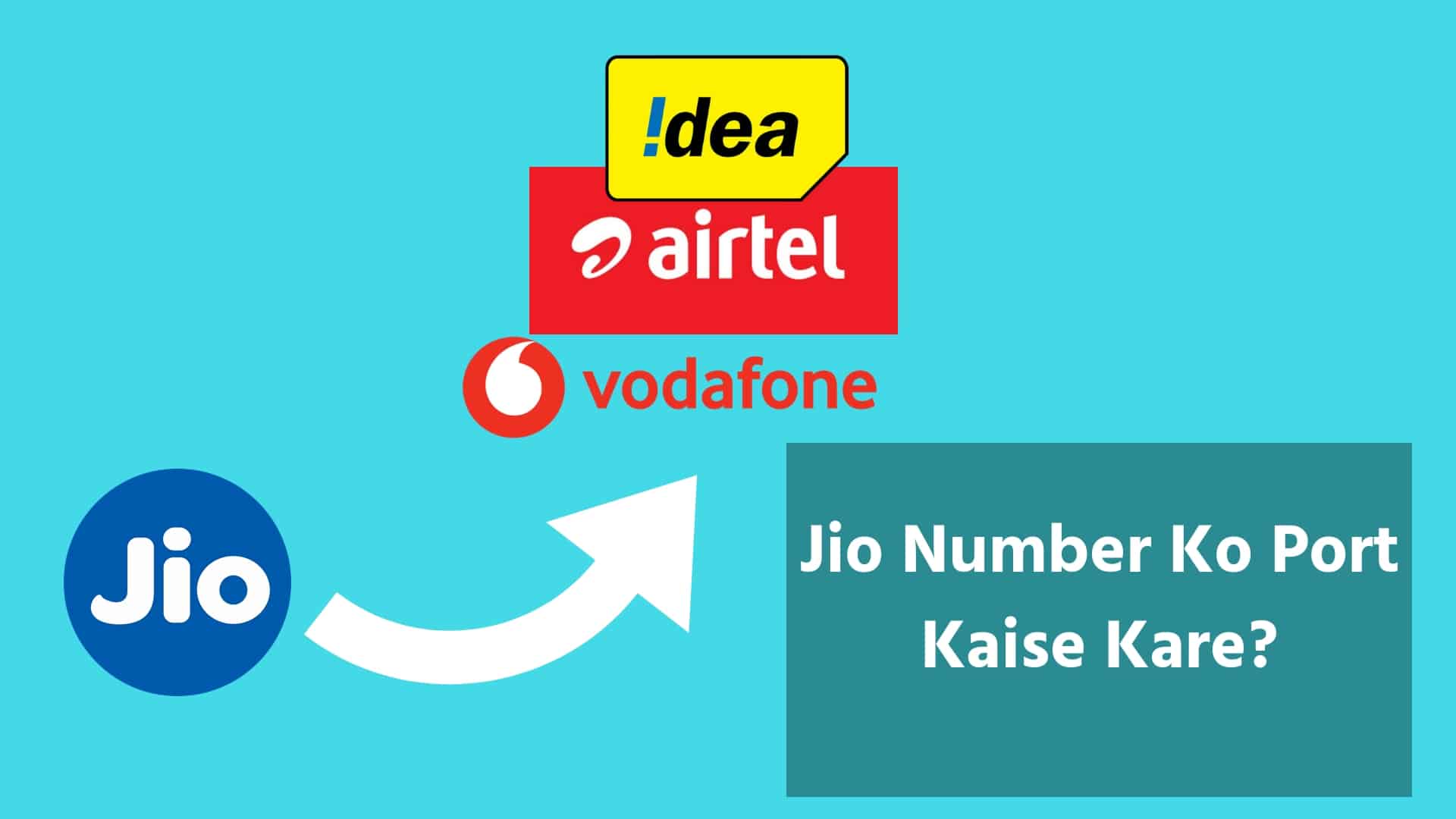 Jio Number Ko Port Kaise Kare_