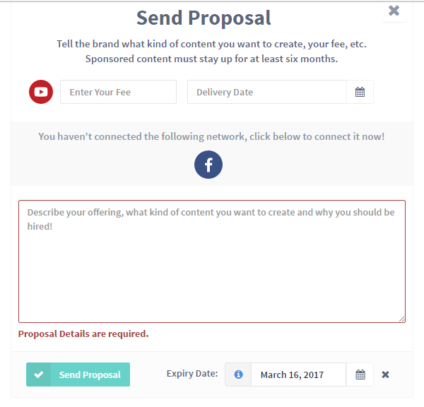 send sponsorship proposal