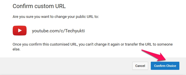 click to confirm
