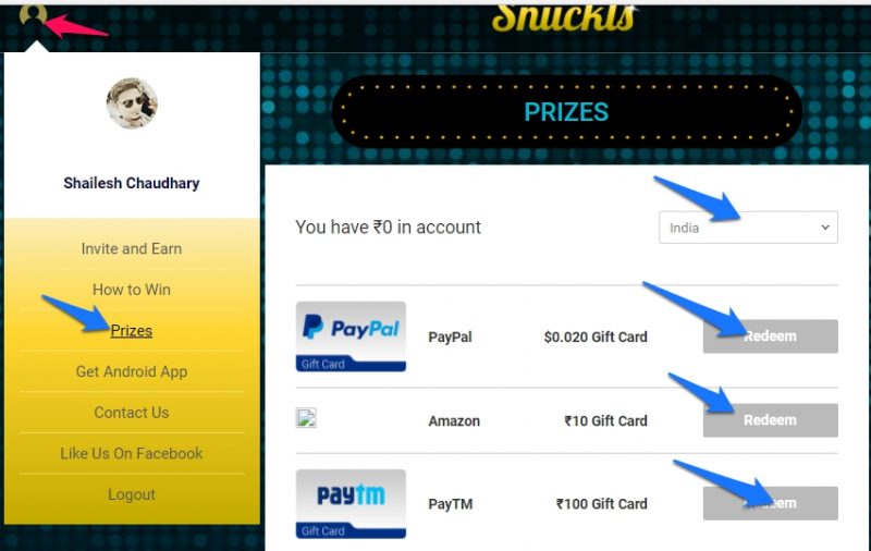 Transfer balance to account
