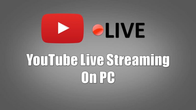 PC Se YouTube Live Video Kaise Banaye
