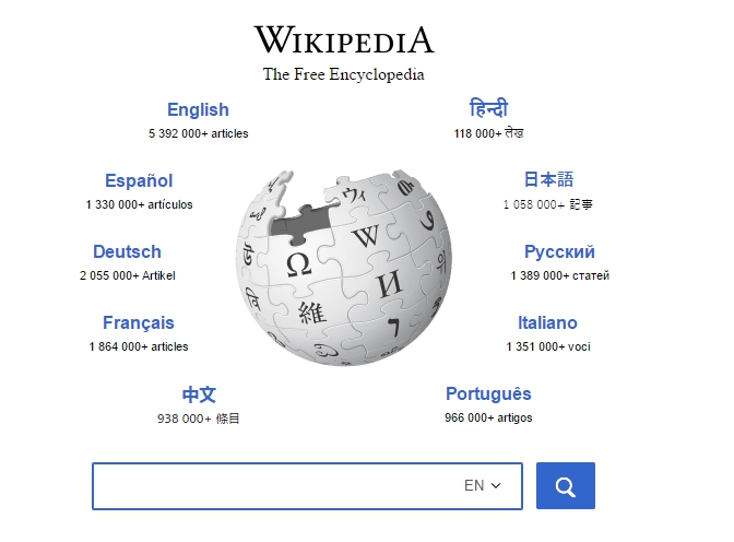 Wikipedia free Encyclopedia