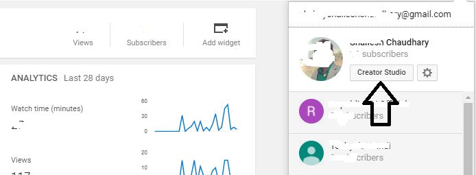 click On Creator Studio