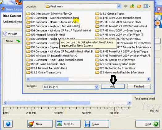 select Item from computer