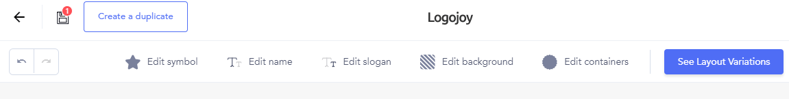 Customize logo