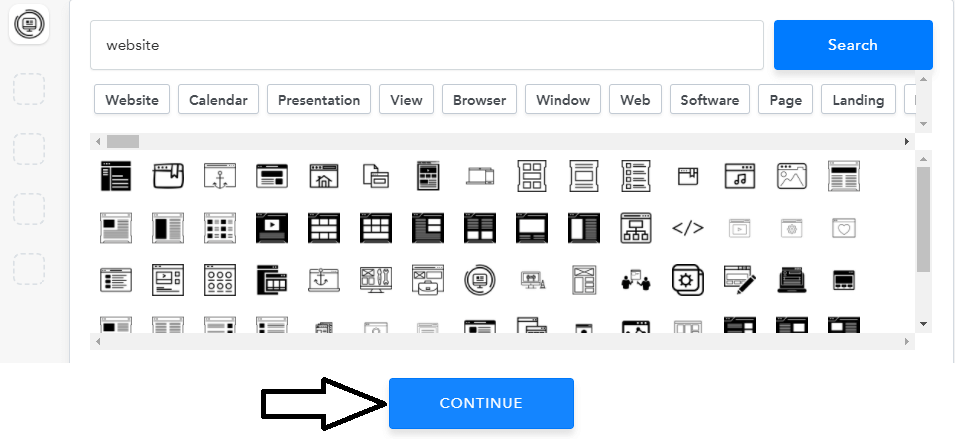 search icon for logo
