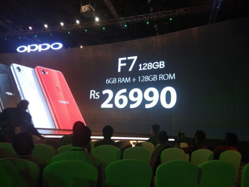 Oppo F7 price in india