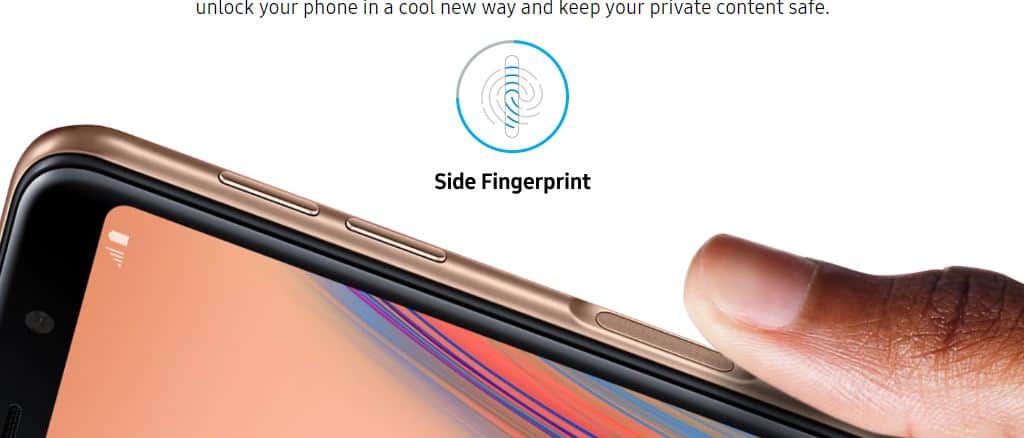 fingerprint side sensor