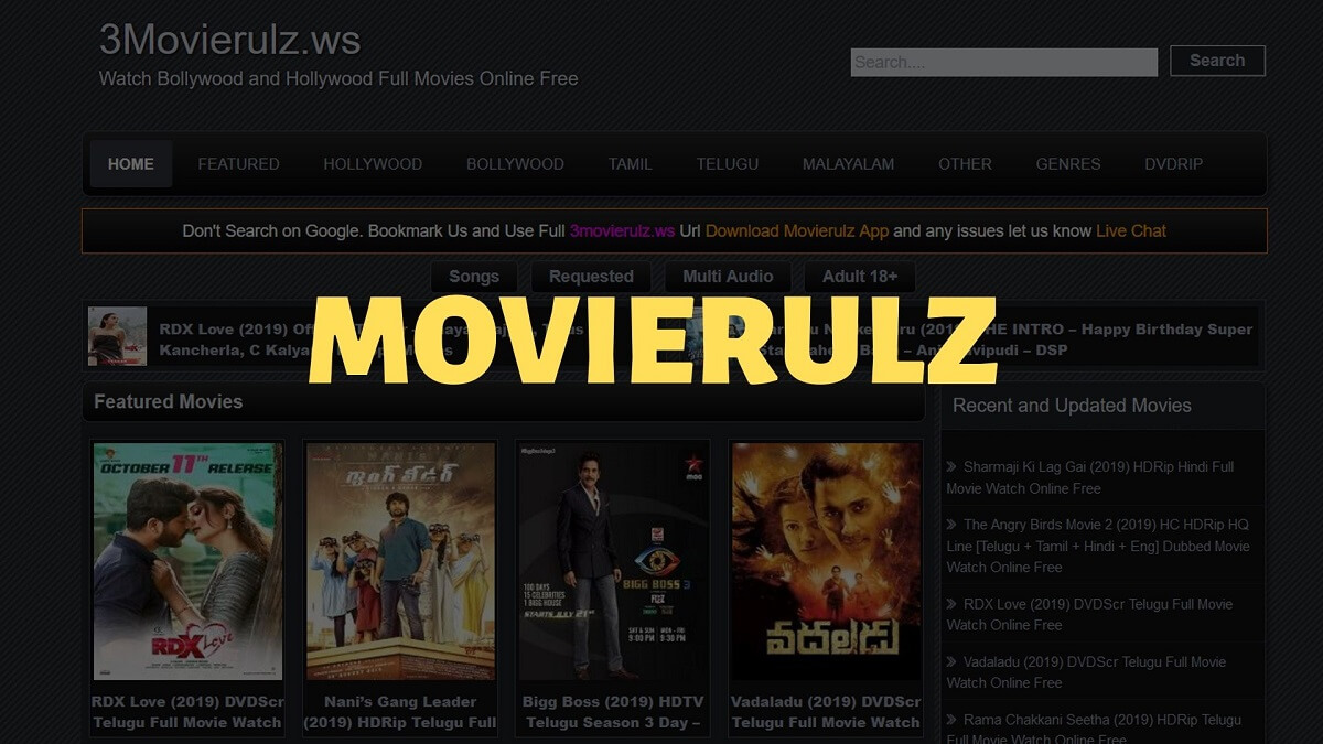Movierulz website