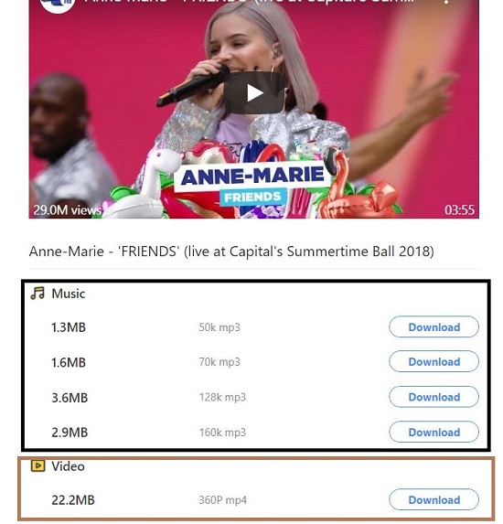 download mp3 and video