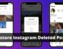 restore instagram deleted posts