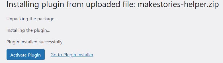 Active Make Stories Plugin