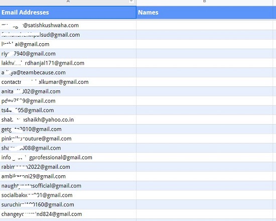 Active Email List