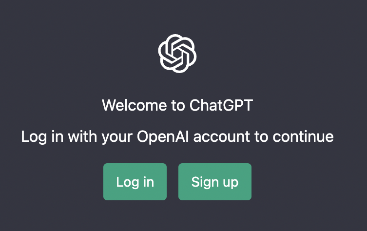 Signup Using ChatGPT