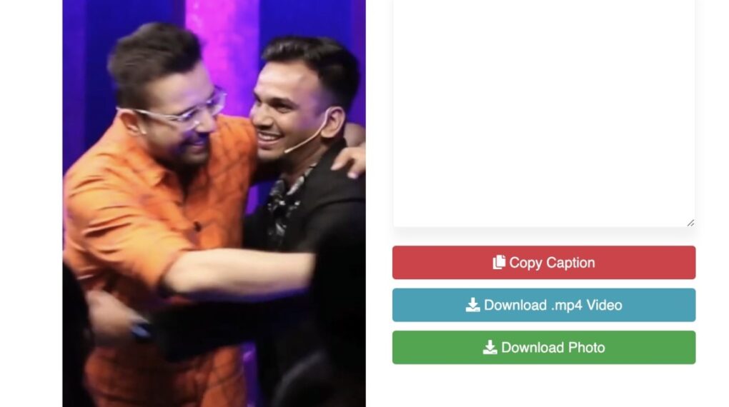 click on Download Mp4 button