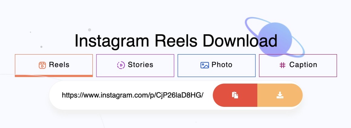 Paste Reels URL