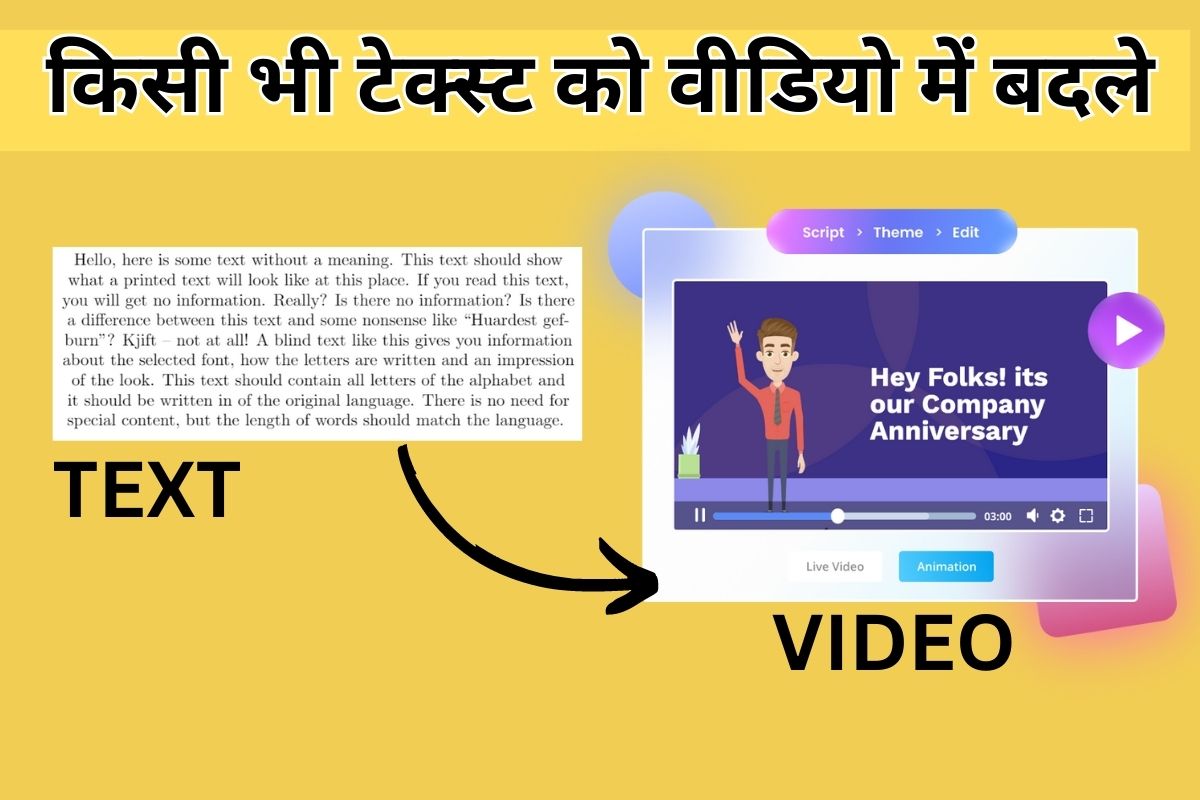 Paper Text Video 5 Text to Video Maker Websites: किसी भी टेक्स्ट को वीडियो में बदले ...